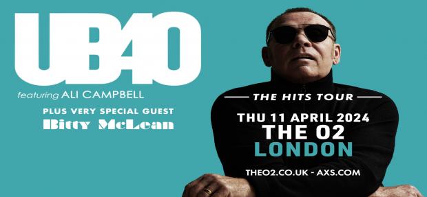 UB40 featuring Ali Campbell - THE HITS TOUR