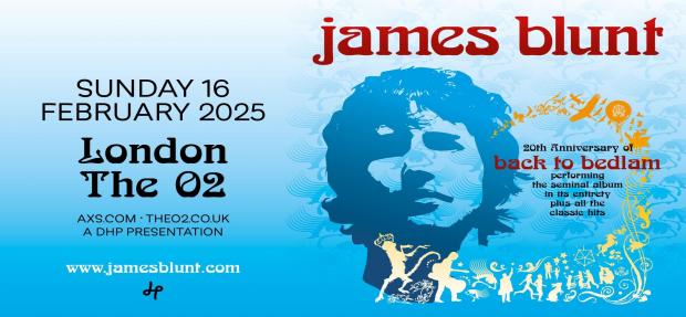 James Blunt – Back To Bedlam 20th Anniversary Tour